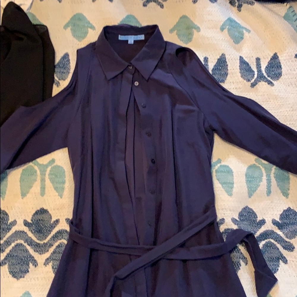 Antonio Melani button up and tie dress